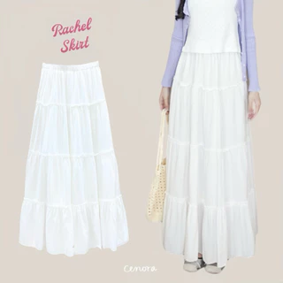 Chân váy trắng dáng dài Rachel Skirt Cenora