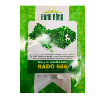 Hạt Giống Cải xoăn Kale Rado 686