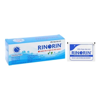 Hỗn hợp muối rửa mũi RINORIN (Hộp 30 gói)