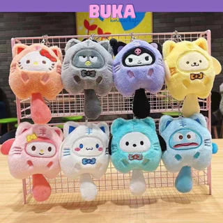 Móc Khóa Kuromi Sanrio Quà Tặng Buka Móc khóa Nhồi Bông Siêu Đáng yêu