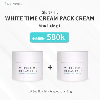 [EVENT 1+1]Mặt nạ ủ trắng Skinphil Hàn Quốc_Skinphil white time cream pack