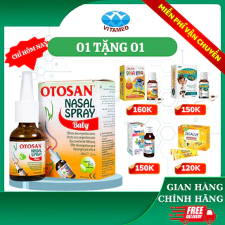 [ Mua có quà ] Otosan Nasal Spray Baby - Dung Dịch Xit Mũi Trẻ Em Chai 30ML