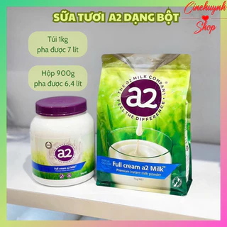 MẪU MỚI) SỮA TƯƠI A2 DẠNG BỘT NGUYÊN KEM/TÁCH BÉO CỦA ÚC LON 850G❤️❤️