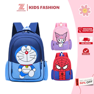 Balo cho bé ZENZIN KIDS từ 1-5 tuổi đi học mầm non mẫu giáo in hình Doraemon M240, cặp mẫu giáo cho bé đi học đáng yêu