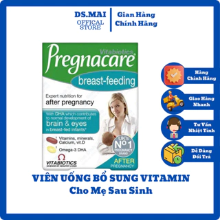 Viên Uống Bổ Sung Vitamin Cho Phụ Nữ Sau Sinh Đang Cho Con Bú Prenacare Anh Quốc Hộp 100 Viên
