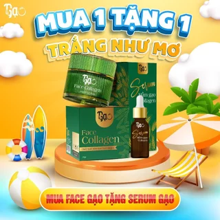 Kem face gạo trắng da dưỡng trắng tinh chất mầm Gạo Collagen 12Gr