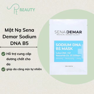 Mặt nạ Sena Demar Sodium DNA B5 cấp ẩm phục hồi da dưỡng trắng chống lão hóa 25ml - lẻ 1 miếng