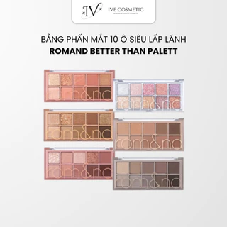 Bảng Phấn Mắt 10 Ô Siêu Lấp Lánh Romand Better Than Palette 7.5g