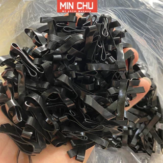 SỈ 1KG Chun Nịt Đen Chun Nịt Màu Đen Chun Buộc Tóc Siêu Dai