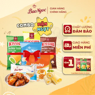 [Combo 6-11 Bánh MẶN NGỌT] Bánh Mì Tươi Bảo Ngọc Full Vị Nhân Chà Bông Ruốc, Socola, Sữa Chua, Sợi Gà, Sandwich, Burger