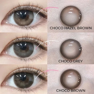 【Freshlady】Choco Gray lens xám 14.2-14.5mm  lens gray kính áp tròng