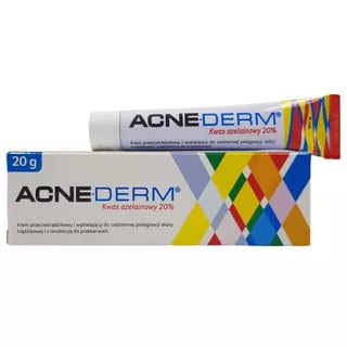 Acnederm Azelaic Aicd 20% Kem giảm thâm mụn, trắng sáng da 20g