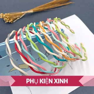 Cài tóc băng độ nhựa đơn giản màu sắc dễ thương pkx phong cách hàn quốc phụ kiện tóc dễ thương PKX