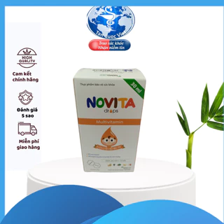 NOVITA – Bổ sung vitamin thiết yếu dạng nhỏ giọt cho trẻ