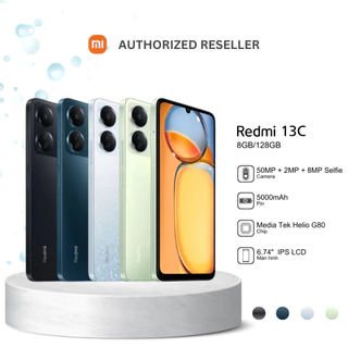 Điện Thoại Redmi 13C (8GB/128GB) - Chính Hãng - HD+ IPS LCD 6.74 inch - Mediatek Helio G80