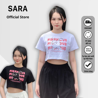 Áo Thun SARA VN Baby Tee Croptop Thỏ Đáng Yêu Mã TD015