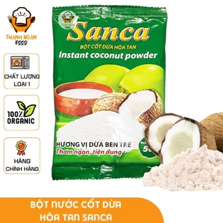 Bột Nước Cốt Dừa Hòa Tan SANCA, Gói 50gr, Dùng Trong Món Chè, Hương Vị Nguyên Bản, Thơm Ngon Tiện Dụng | Thanh Ngân Food