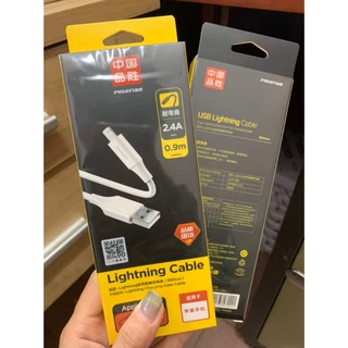 Cáp sạc Pisen Lightng AL05 chiều dài 0.9M chính hãng