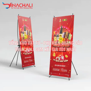 Chân Standee Chữ X 60 x 160cm - 80 x 180 cm - Standee Quảng Cáo Giá Rẻ - Loại Tốt Bảo Hành Dài