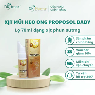 Xịt mũi keo ong Proposol Baby - Vệ sinh mũi, làm ẩm, làm sạch mũi, giảm nghẹt mũi, kháng khuẩn, kháng viêm mũi