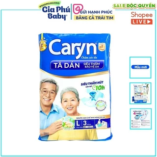 Bịch 3 Miếng Bỉm Dán Caryn Cho Mẹ Sau Sinh L3 - Tã Dán Caryn chính hãng ( Free size )