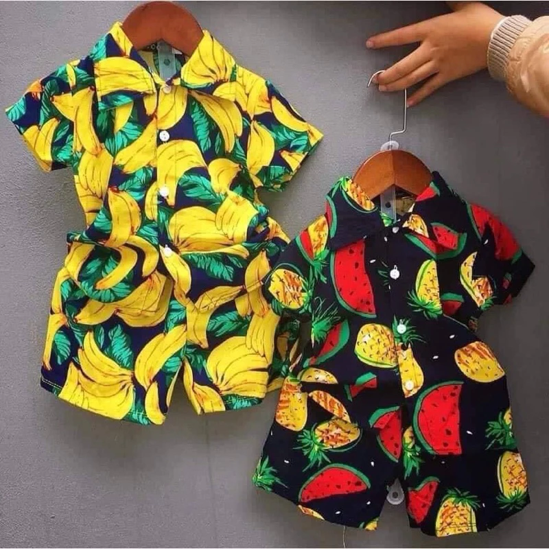[giảm 10%] Đồ bộ đi biển cho Bé , bộ đi biển gia đình , quần áo đi biển cho bé trai bé gái đủ Size Trang Tươi shop