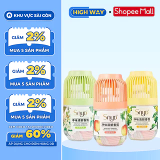 Lọ Tỏa Hương Thơm Phòng HIGH WAY Snyd Dung Tích 200ml Hương Thơm Tự Nhiên Nhẹ Dịu Khử Mùi Hôi Dùng Được Tới 60 Ngày