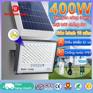 Đèn Năng Lượng Mặt Trời 1200W BOUTIQUE Đèn Led Ngoài Trời Chống Nước Tiết Kiệm Năng Lượng