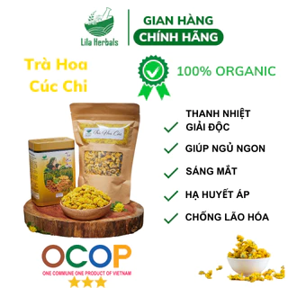 Trà hoa cúc chi 100% hữu cơ - Dược thảo Lila