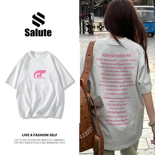 Áo phông xám tiêu nữ local brand salute mùa hè fashion đẹp 100% cotton áo thun  nữ Y0995