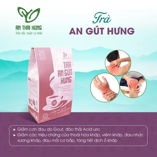 Trà An Gút Hưng Thái Hưng - Đào thải axit Uric, giảm cơn đau do gút, viêm khớp, thoái hóa khớp