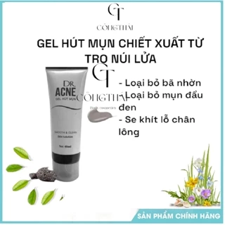 Gel Lột Mụn - DR.ACNE - Hút sạch mụn cám, mụn đầu đen. Thải độc chì- Sáng da (giá sỉ =lẻ)