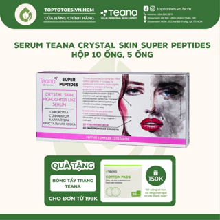 Serum Teana Super Peptides Crystal Skin làm căng bóng da, dưỡng ẩm