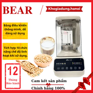 Máy Làm Sữa Hạt Đa Năng  Bear PBJ-D08T1 - Sữa Đậu Nành - Xay Sinh Tố  - 8 Chế Độ Chức Năng