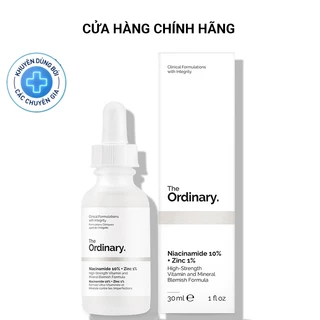 Serum The Ordinary Niacinamide 10% + Zinc 1% Cân Bằng Bã Nhờn Làm Sáng Da Thu Nhỏ Lỗ Chân Lông 30ml