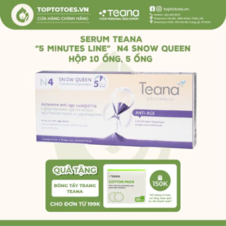 Serum Teana "5 Minutes Line" N4 Snow Queen chống lão hóa, trẻ hóa da 20ml