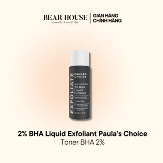 ẩy da chết hóa học 2% BHA Liquid Paula's Choice Skin Perfecting 30ml, 118ml