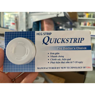 ✅(che tên) Que thử thai sớm Quickstrip , Que thử nước tiểu phát hiện thai sớm(1que)