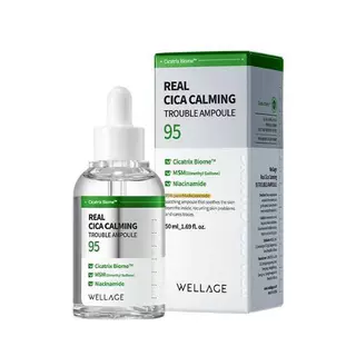 Serum WELLAGE Real Cica Calming Trouble Ampoule 95 50ml