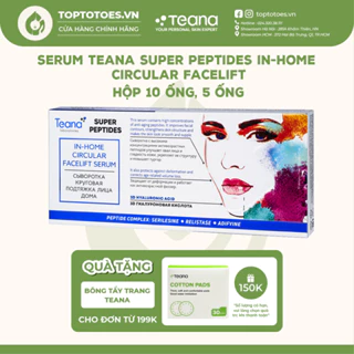 Serum Teana Super Peptides In-home Circular Facelift làm thon gọn mặt, trẻ hoá da 20ml