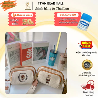 Túi Đeo Chéo Vải Canvas TTWN BEAR