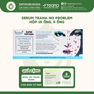 Serum Teana Super Peptides No Problem Intensive Care giảm sưng, đẩy & gom cồi mụn giảm tiết dầu