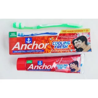 ( tặng bàn chải ) Kem đánh răng anchor 150g- Hàng Nhập Khẩu ấn độ