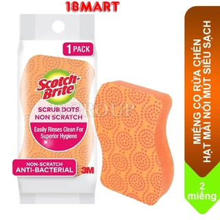 Miếng rửa chén hạt nổi 3M - Scotch Brite Scrub Dots