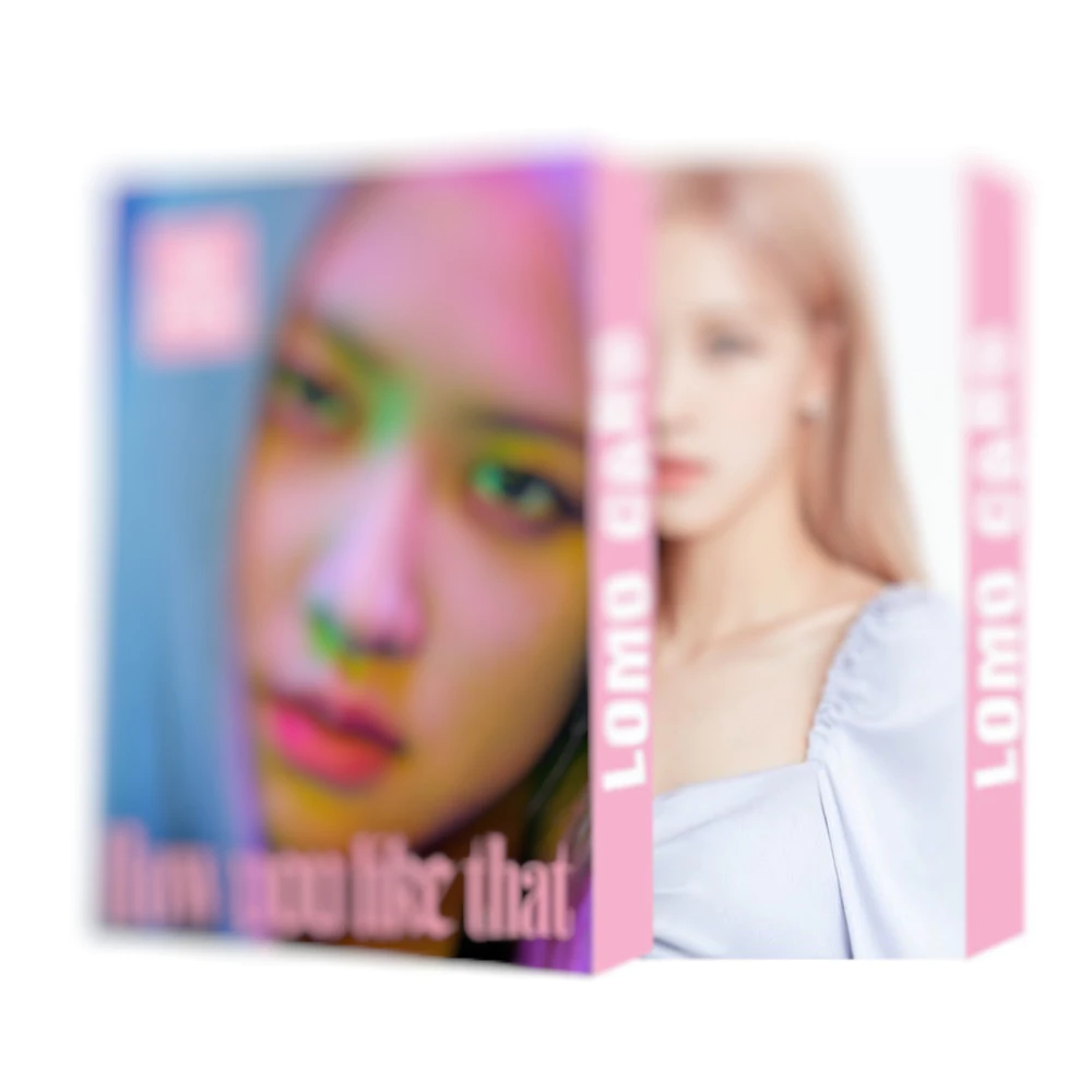 Hộp ảnh 30 Lomo card Rose Blackpink