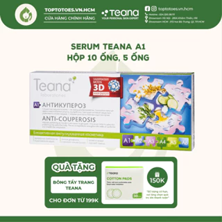 Serum Teana A1 giúp giảm giãn mạch máu, giảm mẩn đỏ, dị ứng, phục hồi da mỏng tổn thương