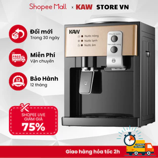 Cây nước nóng lạnh mini để bàn KAW thiết kế nhỏ gọn sử dụng tiện lợi, nhanh chóng, tiết kiệm điện