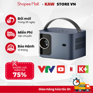 Máy Chiếu Mini Siêu Nét KAW K660 Plus Chính Hãng Giá Rẻ Cho Văn Phòng Gia Đình Trường Học