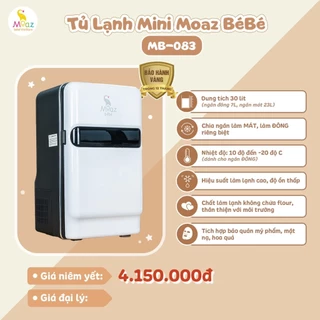 Tủ lạnh mini Moaz bebe dung tích lớn 30L MB 083 (bảo hành 1 năm lỗi 1 đổi 1),dautayshop18