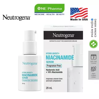 Serum Dưỡng Sáng, Đều Màu Da Neutrogena Hydro Boost+ Niacinamide 29ml